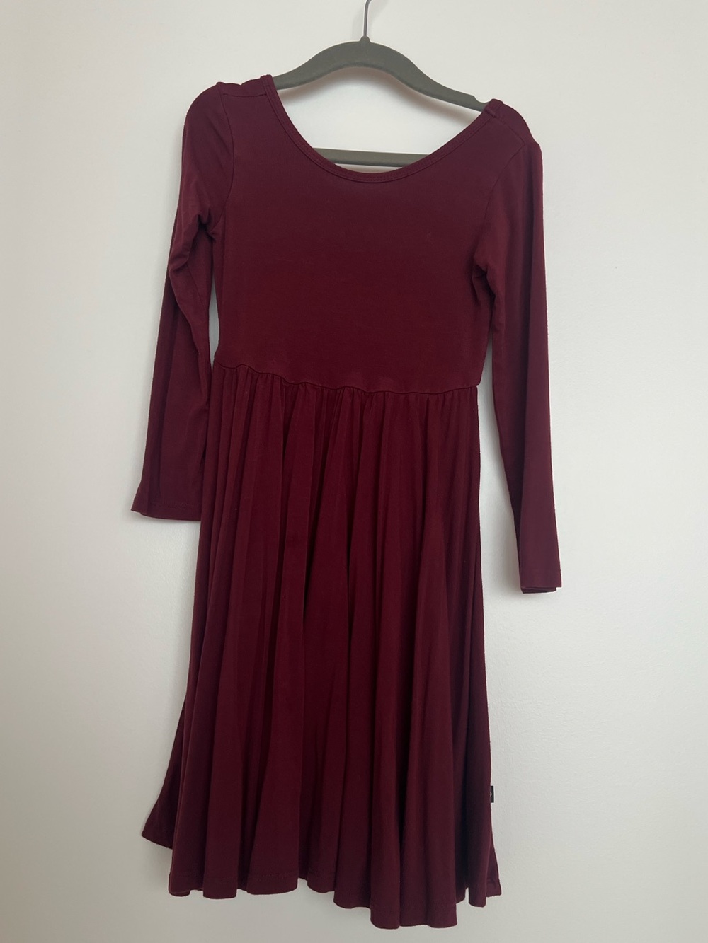 Kyte Baby Dark Red Long Sleeve Dress 5T
